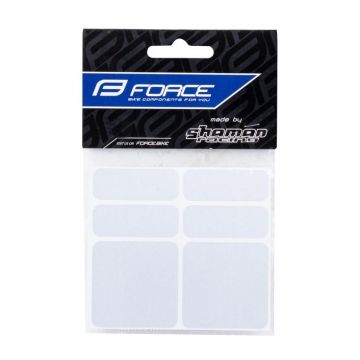Protectie cadru Force autocolante set 6 bucati, Argintiu reflectorizant Protectie cadru Force autocolante set 6 bucati, Argintiu reflectorizant